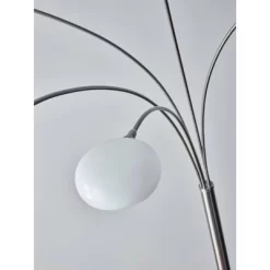 86" Luna Arc Lamp (Includes Light Bulb) Silver - Adesso