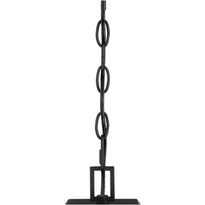 John Timberland Eastcrest Modern Outdoor Hanging Light Textured Black 21 1/2" Clear Glass For Post Exterior Barn Deck House Porch Yard Patio Outside - Image 3