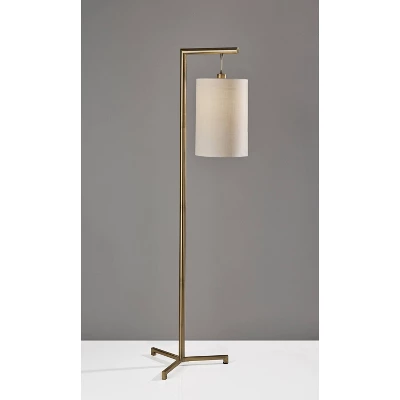 Reggie Floor Lamp Antique Brass - Adesso - Image 3