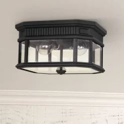 Generation Lighting Cotswold Lane 11 1/2" Wide Black Ceiling Light