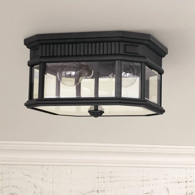 Generation Lighting Cotswold Lane 11 1/2" Wide Black Ceiling Light