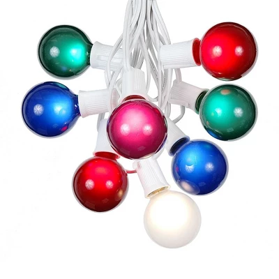 Novelty Lights 100 Feet G50 Globe Outdoor Patio String Lights, White Wire - Image 9