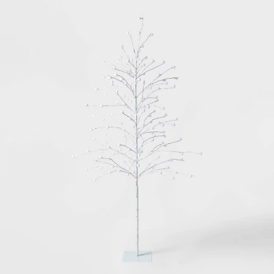 6ft LED Globe Birch Twig Tree Christmas Novelty Sculpture Light Multicolor - Wondershop™