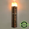 Ukonic Minecraft Brownstone Torch Standing Floor Lamp And Storage Unit | 5 Feet Tall