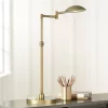 Possini Euro Design Possini Euro Warm Gold LED Swing Arm Desk Lamp