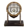 11" Vintage Reflections Rustic Iron Tripod Spotlight (Includes LED Light Bulb) - Olivia & May