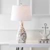 26.5" Verna Seashell Table Lamp (Includes LED Light Bulb) Beige - JONATHAN Y