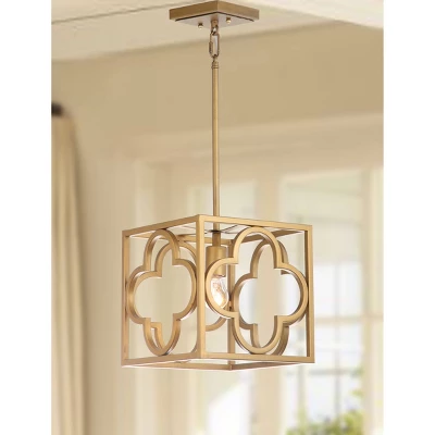 14" Rabia Trellis Pendant Gold - Safavieh - Image 2
