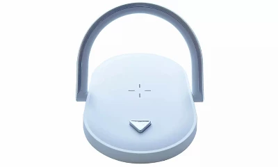 Link Ultra Modern Touch Control 3 In1 LED Desk Lamp W/Fast Wireless Charger Bedside Light Folds & Rotates - Image 3