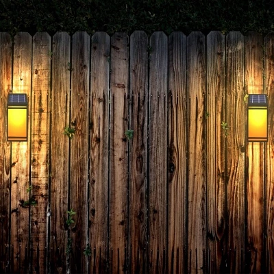 LED Solar Outdoor Wall Lantern With Frost Panel - Techko Maid - Image 7