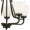 Mayview 5 Light Chandelier Bronze/White - EGLO