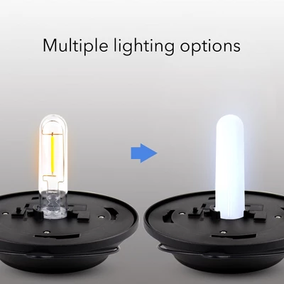 Dartwood Solar Wall Lanterns - Outdoor Mounted Wall Lanterns For Your Yard, Patio, Or Walkway (6 Pack, Black) - Image 6