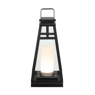 16" Novogratz X Globe Diana Outdoor Wall Sconce Matte Black (Includes LED Light Bulb) - Globe Electric - Image 5
