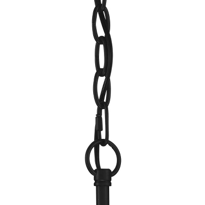 Possini Euro Design Carrine Black Silver Linear Pendant Chandelier 38 1/2" Wide Modern Clear Crystal 8-Light Fixture For Dining Room Kitchen Island - Image 5