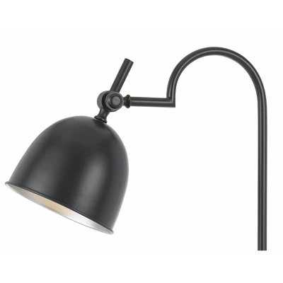 30" Metal Urban Style Desk Lamp With Cement Base Black - Cal Lighting - Image 2