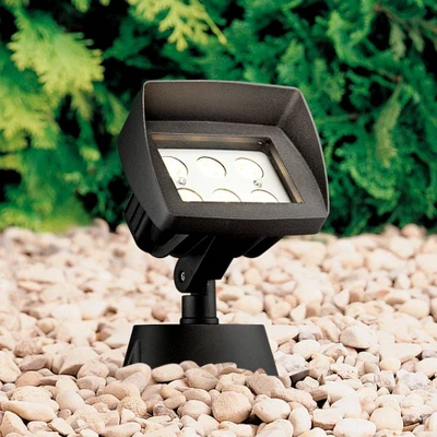 Super Duty Eastham 8" High Black LED Landscape Flood Lights Set Of 2 - Image 4