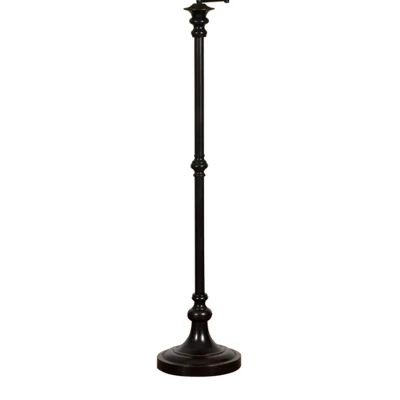 62" 3-way Swing Arm Floor Lamp Aged Bronze - StyleCraft - Image 2