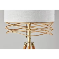 Melanie Floor Lamp Natural - Adesso