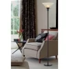 70" 3-way Metal Torchiere Floor Lamp With Glass Shade Dark Bronze - Cal Lighting